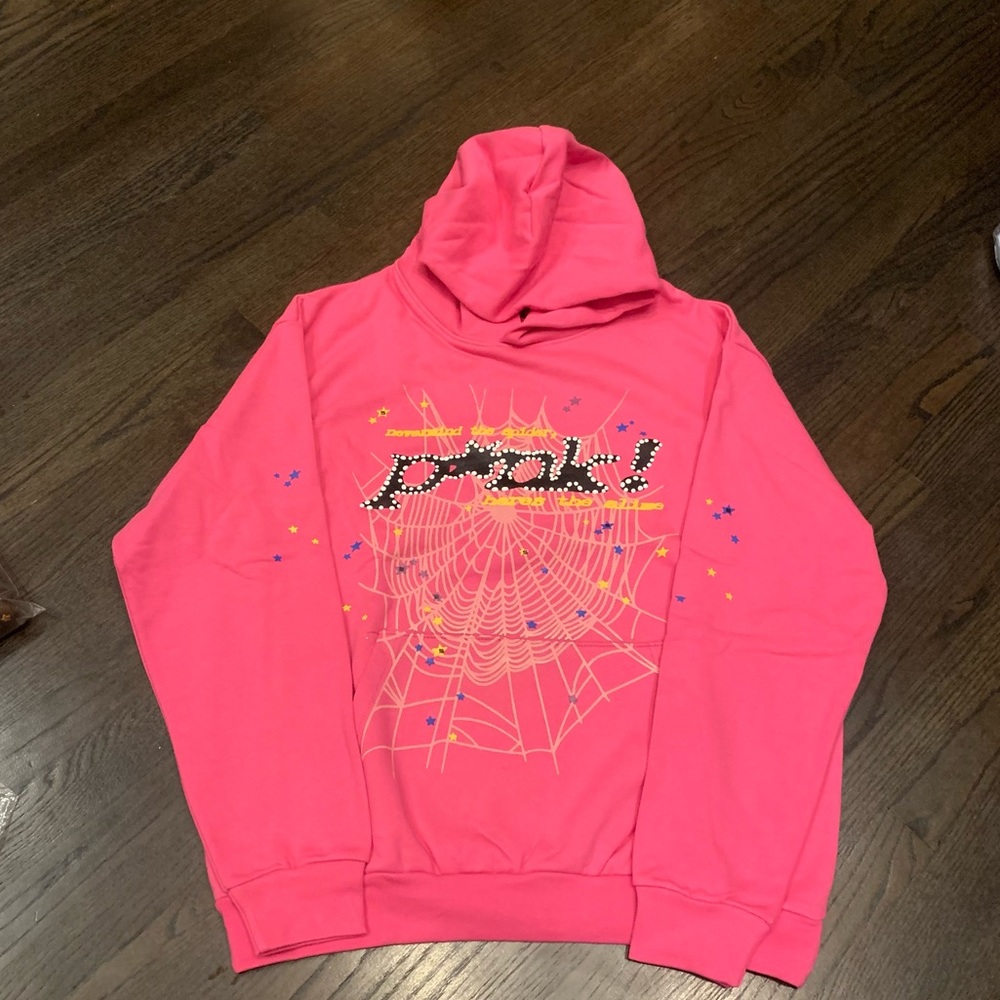 Sp5der p*nk hoodie size XL Brand New